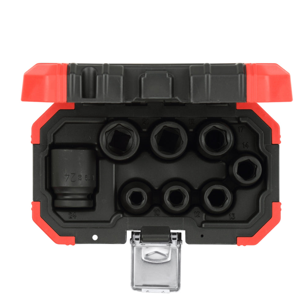 Jogo de soquetes de impacto sextavados, encaixe de 1/2", GEDORE RED