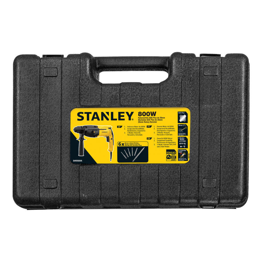 Martelete perfurador/rompedor, 800 W, STANLEY
