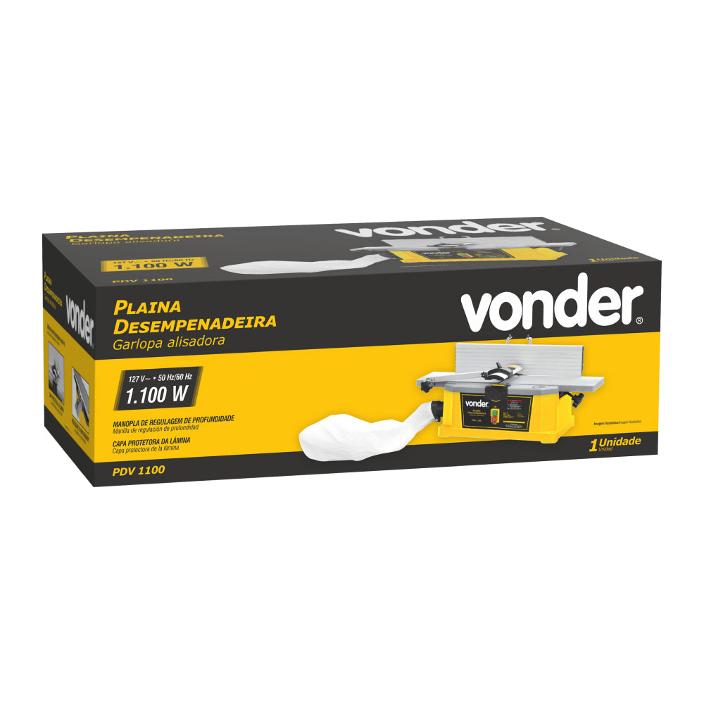 Plaina desempenadeira, 1.100 W, PDV 1100 VONDER