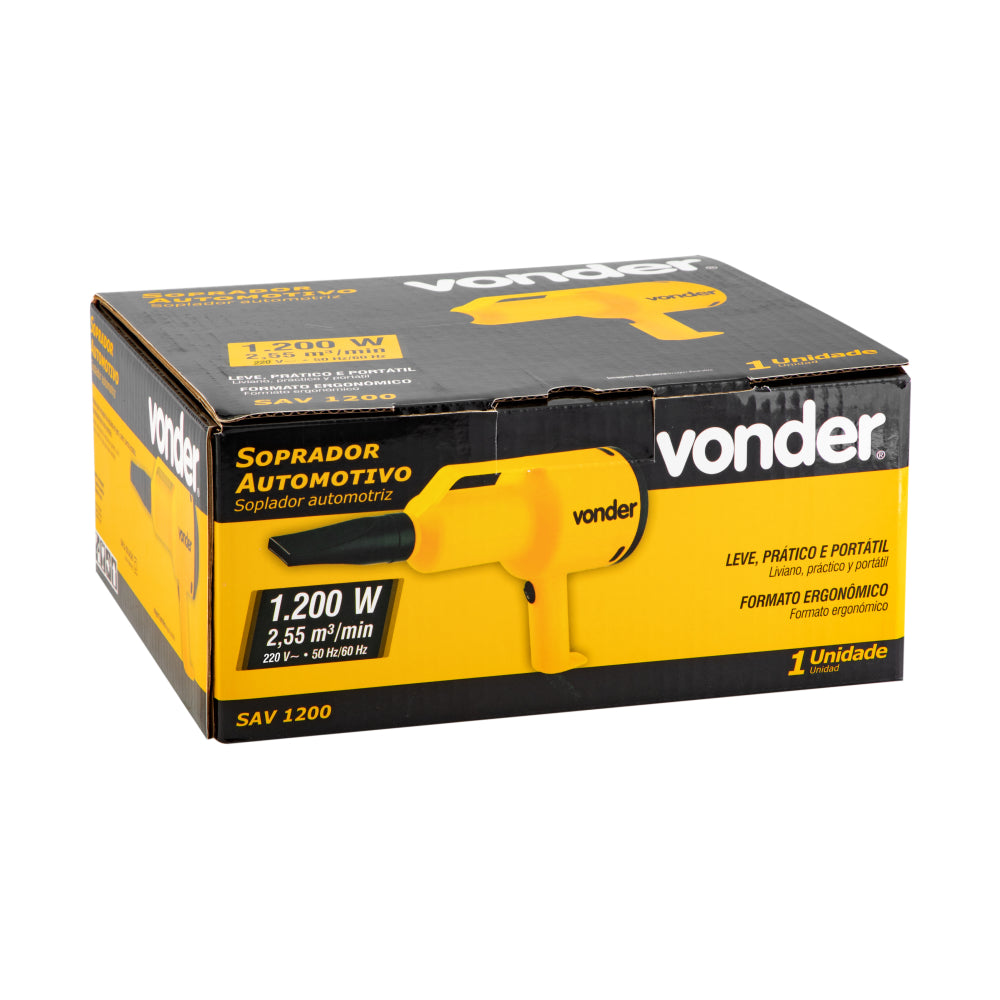 Soprador automotivo, 1.200 W, SAV 1200, VONDER