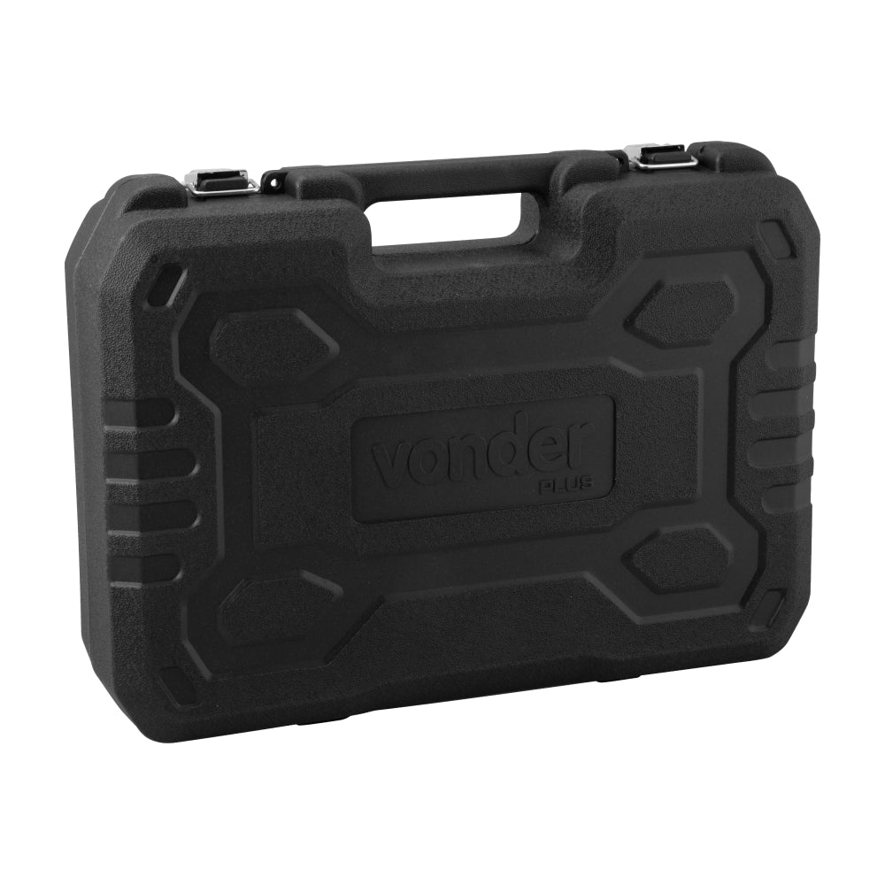 Parafusadeira/furadeira com impacto a bateria, 20 V, fonte de carregamento bivolt automática, VONDER PLUS