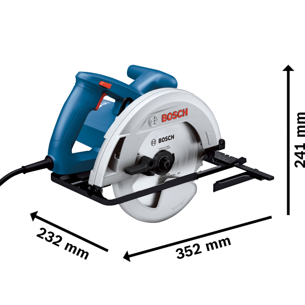 Serra circular, 7.1/4", 1.300 W, BOSCH
