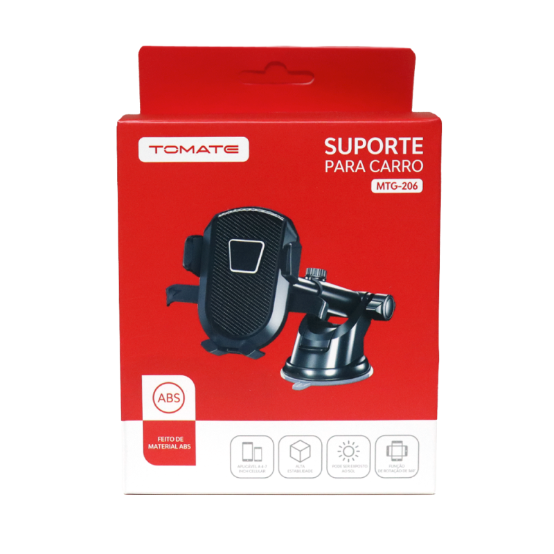 Suporte Veicular Carro Tomate Com Ventosa Mtg-206
