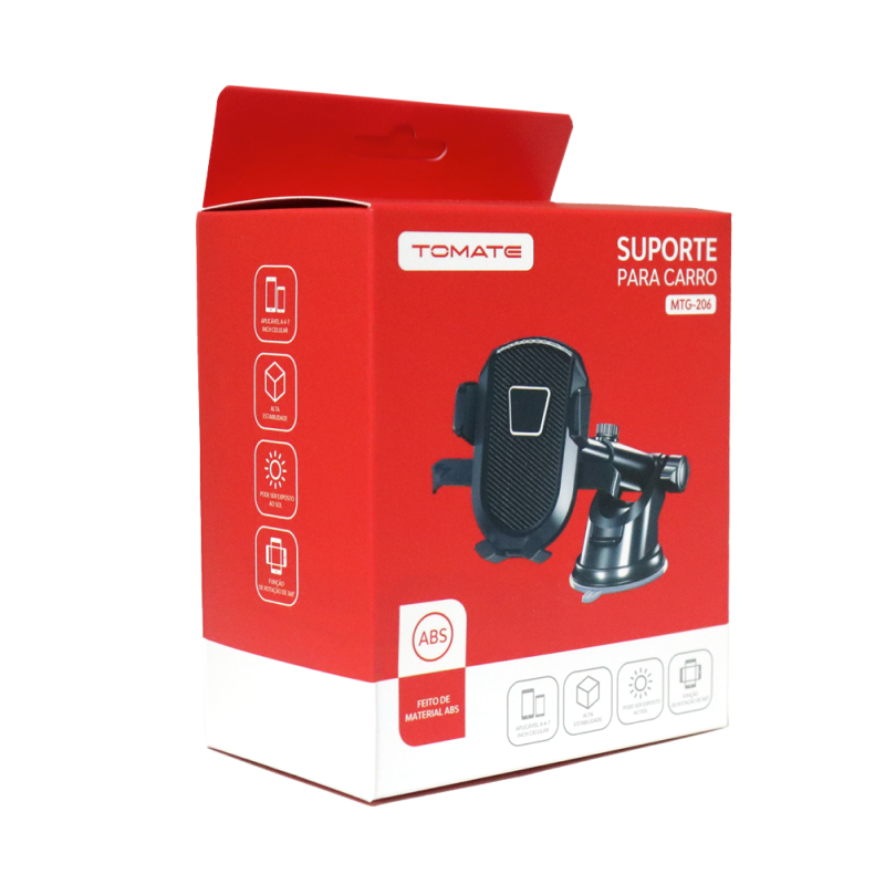 Suporte Veicular Carro Tomate Com Ventosa Mtg-206