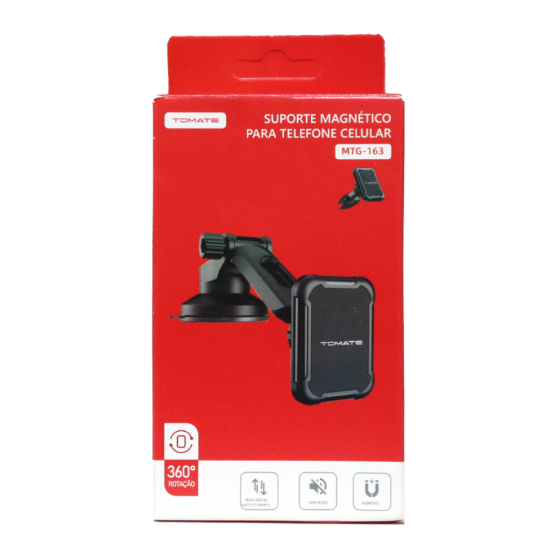 Suporte Magnetico 2 em 1 Ar e Para-brisa Mtg-163