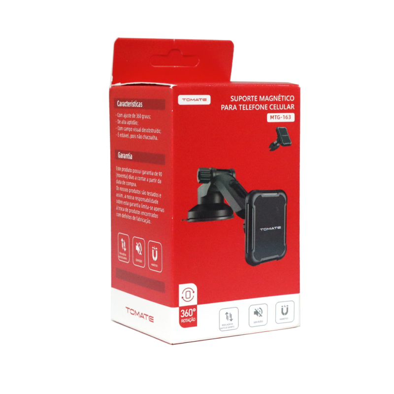 Suporte Magnetico 2 em 1 Ar e Para-brisa Mtg-163