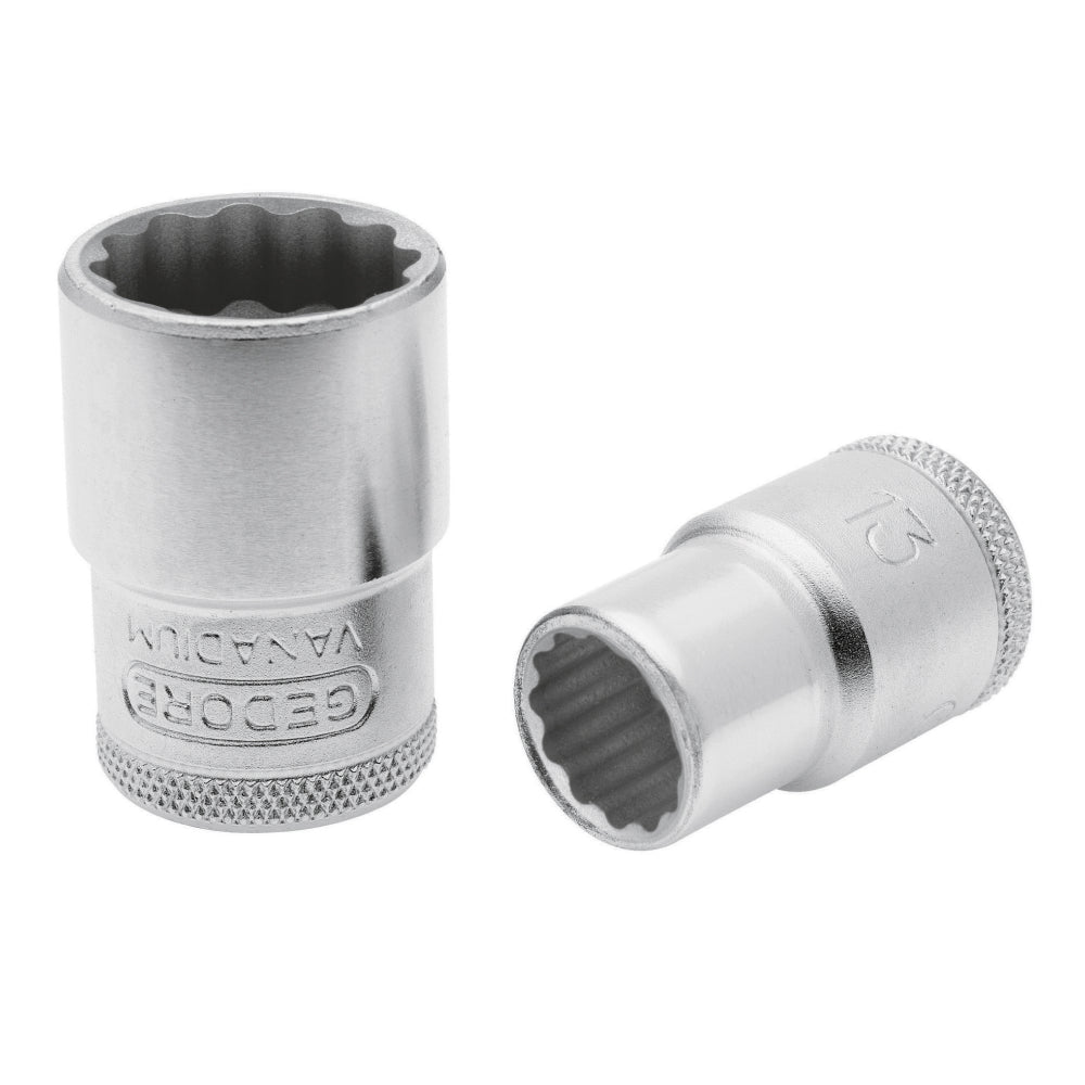 Soquete estriado com encaixe 1/2" GEDORE