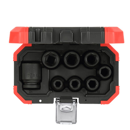 Jogo de soquetes de impacto sextavados, encaixe de 1/2", GEDORE RED