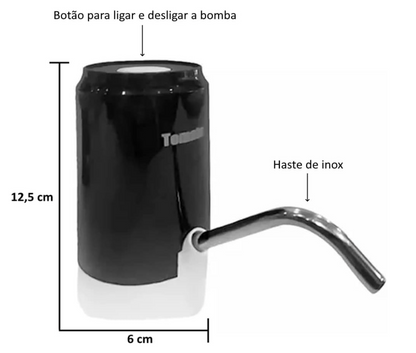 Dispensador de Água Elétrico Recarregável - Praticidade e Saúde no Dia a Dia