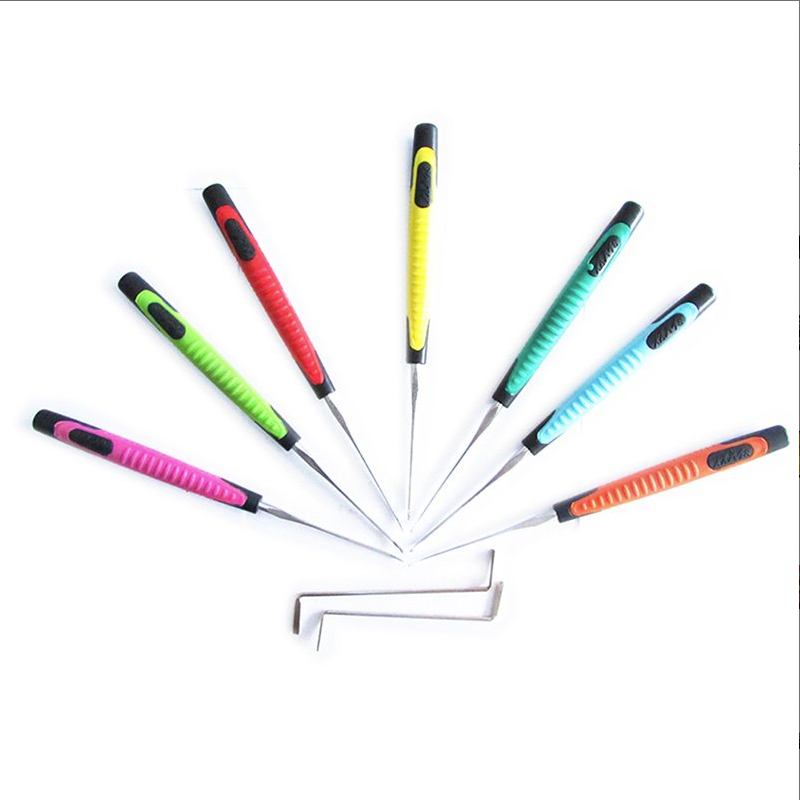 Kit de Ganchos para Fechaduras KLOM Premium - 7 Peças com Cabo Colorido