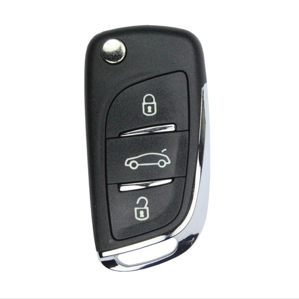 Chave Canivete Remota Universal KeyDIY KD | 3 Botões | Tipo PSA B11
