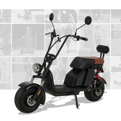 Bicicleta Scooter Elétrica MBE-4015 Black – Experiência Premium sobre Duas Rodas