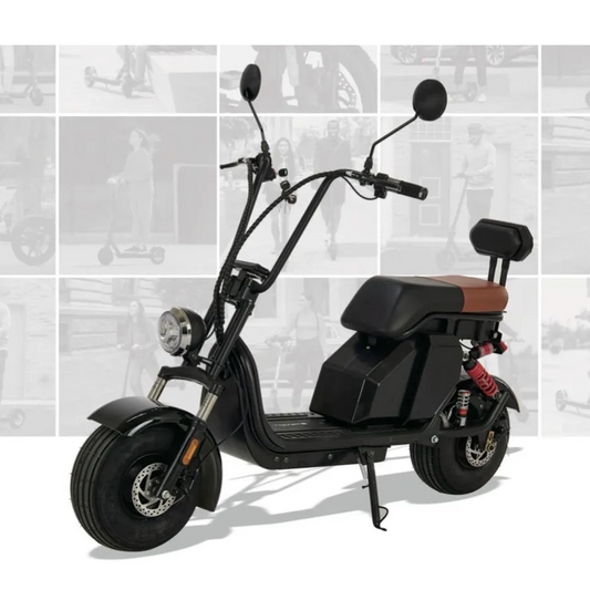 Bicicleta Scooter Elétrica MBE-4015 Black – Experiência Premium sobre Duas Rodas