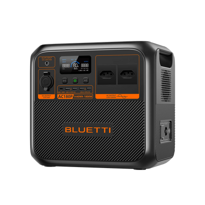 BLUETTI AC180P Estação de Energia Solar Portátil | 1.800 W 1.440 Wh