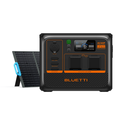 BLUETTI AC60P Estação de Energia Portátil | 600 W 504 Wh