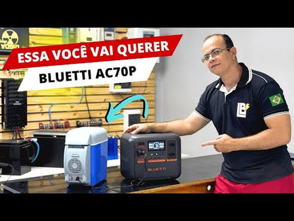 BLUETTI AC70P Estação de Energia Portátil | 1000 W 864 Wh